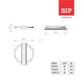 Splint, 10x45
