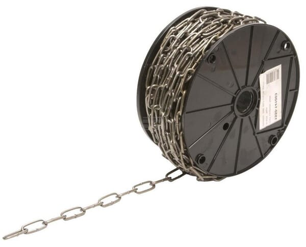 Kette Ø 4 mm x 32 mm, 30 m, feuerverzinkt