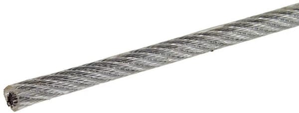 Stahlseil in PVC-Ummantelung, 2 mm