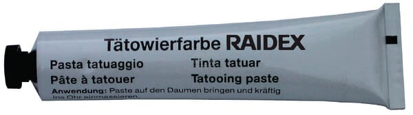 Tätowierpaste zum Tätowierungs-Gerät, schwarz 60 g