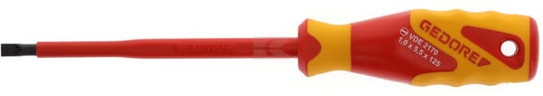 Schraubendreher, klingenbreite 5.5mm, klingenstärke 1mm, Länge 225mm, Gedore
