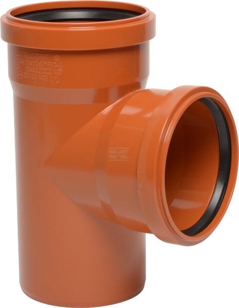 KG T-Stück PVC 110/110 mm x 87°