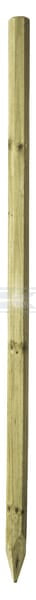 Zaunpfosten Holz 250cm x Ø80,0 mm Octo Wood