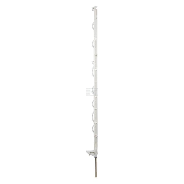 Zaunpfahl, Polypropylen, Standard, 90 cm, weiß, SS (10 Stck)