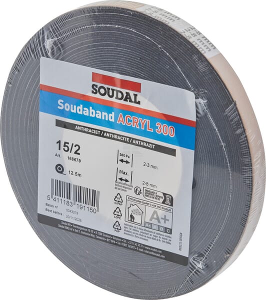 Abdichtband Acryl 300 15 / 2-8 mm 12,5M