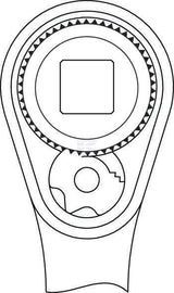 Umschaltknarre U20 1/4"