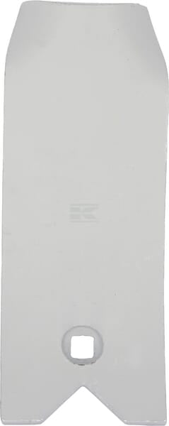 Deflektorplatte 240x100mm, gehärtet, gekrümmt, 1 Loch, passend für Unia