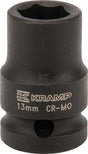 Kraftschraubereinsatz 1/2" 6-Kant 13 mm