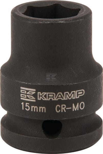 Kraftschraubereinsatz 1/2" 6-Kant 15 mm