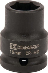 Kraftschraubereinsatz 1/2" 6-Kant 16 mm