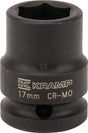 Kraftschraubereinsatz 1/2" 6-Kant 17 mm