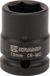 Kraftschraubereinsatz 1/2" 6-Kant 19 mm
