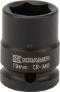Kraftschraubereinsatz 1/2" 6-Kant 19 mm