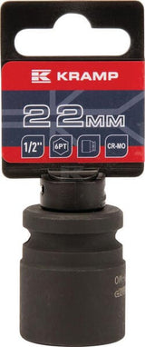 Kraftschraubereinsatz 1/2" 6-Kant 22 mm