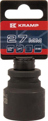 Kraftschraubereinsatz 1/2" 6-Kant 27 mm