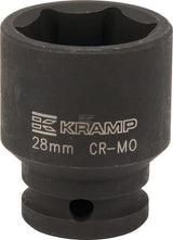 Kraftschraubereinsatz 1/2" 6-Kant 28 mm