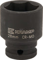 Kraftschraubereinsatz 1/2" 6-Kant 28 mm