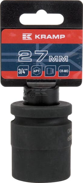 Kraftschraubereinsatz 3/4" 6-Kant 27 mm