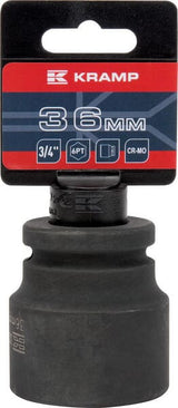 Kraftschraubereinsatz 3/4" 6-Kant 34 mm
