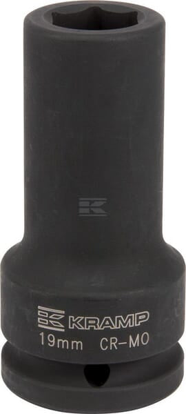 Kraftschraubereinsatz lang 3/4" 6-Kant 19 mm