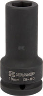 Kraftschraubereinsatz lang 3/4" 6-Kant 19 mm