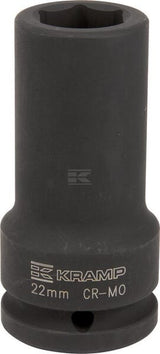 Kraftschraubereinsatz lang 3/4" 6-Kant 22 mm