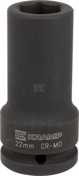 Kraftschraubereinsatz lang 3/4" 6-Kant 22 mm