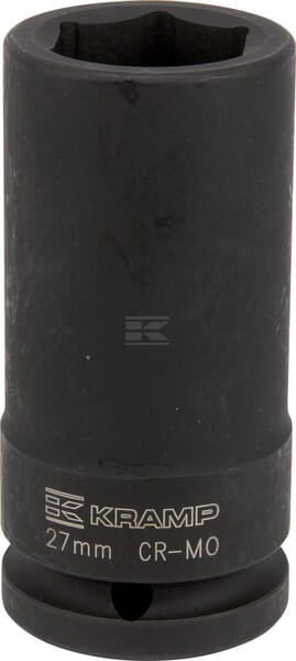 Kraftschraubereinsatz lang 3/4" 6-Kant 27 mm