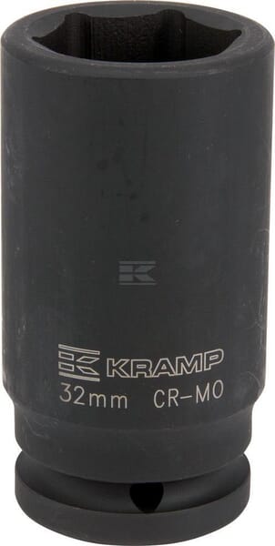 Kraftschraubereinsatz lang 3/4" 6-Kant 32 mm