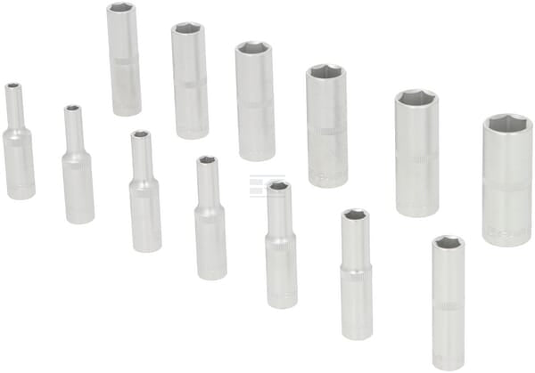 Steckschlüsselsatz 1/4" 6-Kant, 13-teilig