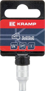 Steckschlüsseleinsatz 1/4" 6-Kant 4 mm