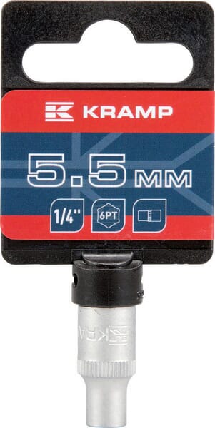 Steckschlüsseleinsatz 1/4" 6-Kant 5,5mm