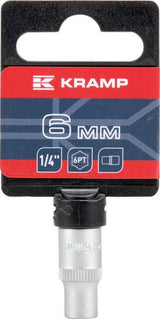 Steckschlüsseleinsatz 1/4" 6-Kant 6 mm