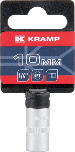 Steckschlüsseleinsatz 1/4" 6-Kant 10 mm