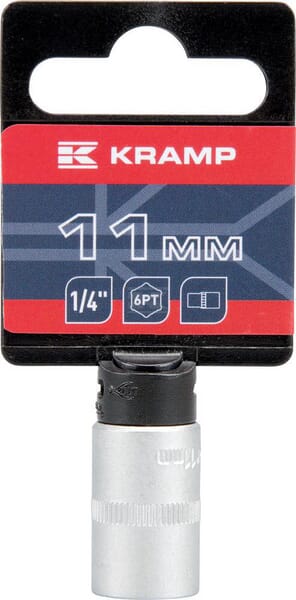 Steckschlüsseleinsatz 1/4" 6-Kant 11 mm