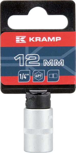Steckschlüsseleinsatz 1/4" 6-Kant 12 mm