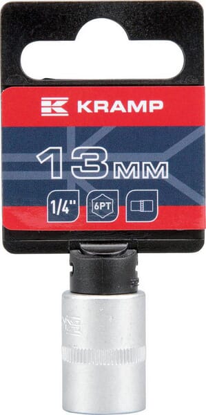 Steckschlüsseleinsatz 1/4" 6-Kant 13 mm