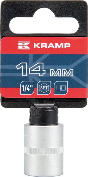 Steckschlüsseleinsatz 1/4" 6-Kant 14 mm