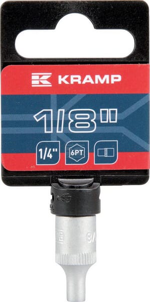 Steckschlüsseleinsatz 1/4" 6-Kant 1/8"