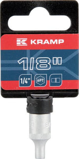 Steckschlüsseleinsatz 1/4" 6-Kant 1/8"