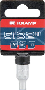 Steckschlüsseleinsatz 1/4" 6-Kant 5/32"