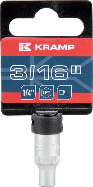 Steckschlüsseleinsatz 1/4" 6-Kant 3/16"