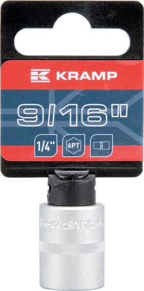 Steckschlüsseleinsatz 1/4" 6-Kant 9/16"
