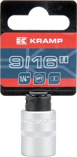 Steckschlüsseleinsatz 1/4" 6-Kant 9/16"
