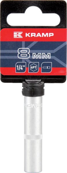 Steckschlüsseleinsatz lang 1/4" 6-Kant 8 mm