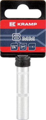 Steckschlüsseleinsatz lang 1/4" 6-Kant 8 mm