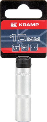 Steckschlüsseleinsatz lang 1/4" 6-Kant 10mm