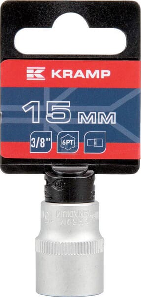 Steckschlüsseleinsatz 3/8" 6-Kant 15 mm