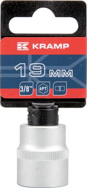 Steckschlüsseleinsatz 3/8" 6-Kant 19 mm