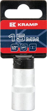 Steckschlüsseleinsatz 1/2" 6-Kant 15 mm